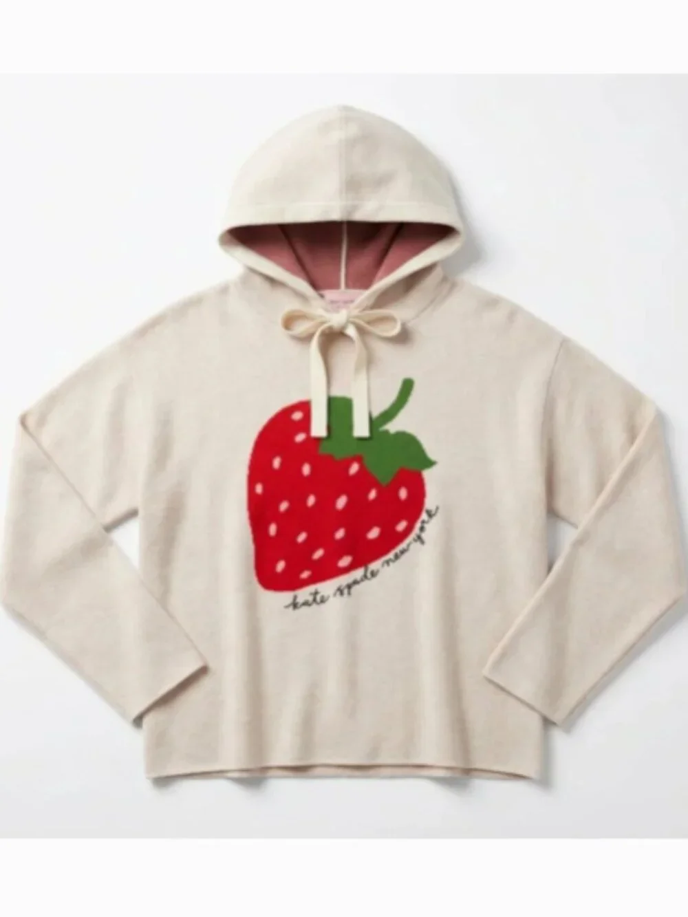 NWT Kate Spade x Target Strawberry Hooded Sweatshirt M - Picture 2 of 5